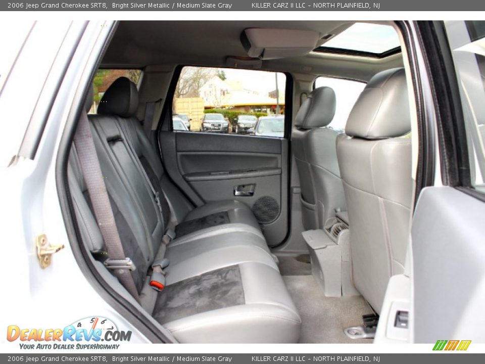 2006 Jeep Grand Cherokee SRT8 Bright Silver Metallic / Medium Slate Gray Photo #26