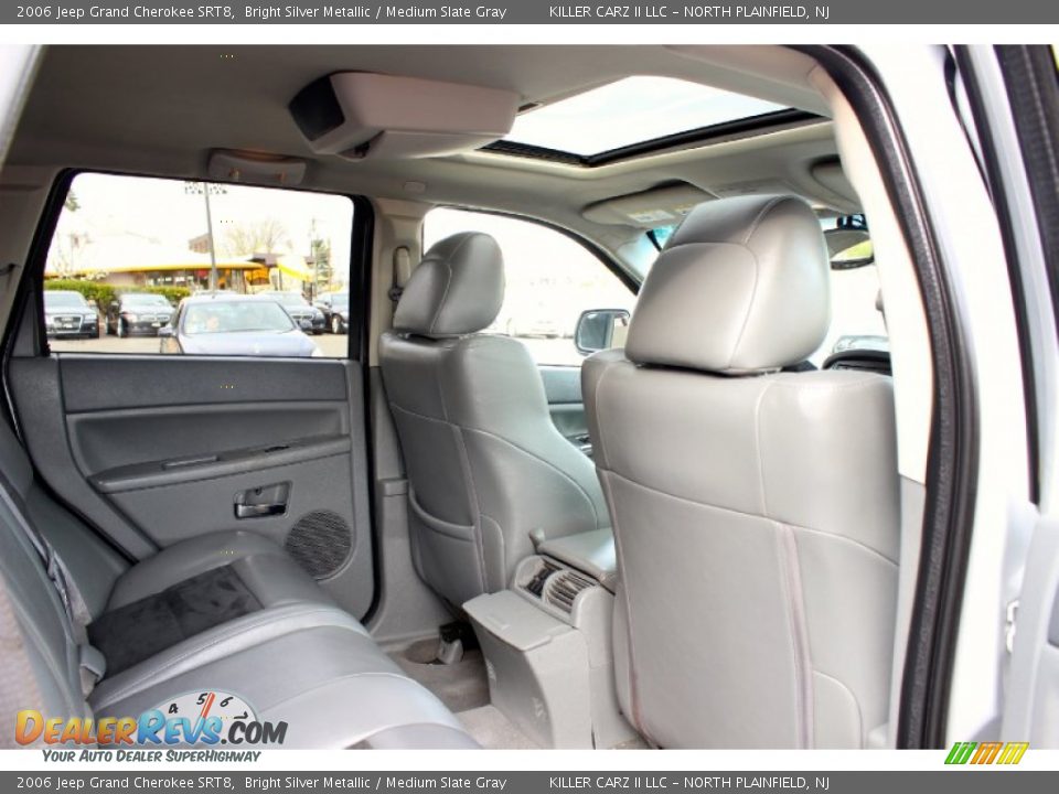 2006 Jeep Grand Cherokee SRT8 Bright Silver Metallic / Medium Slate Gray Photo #29