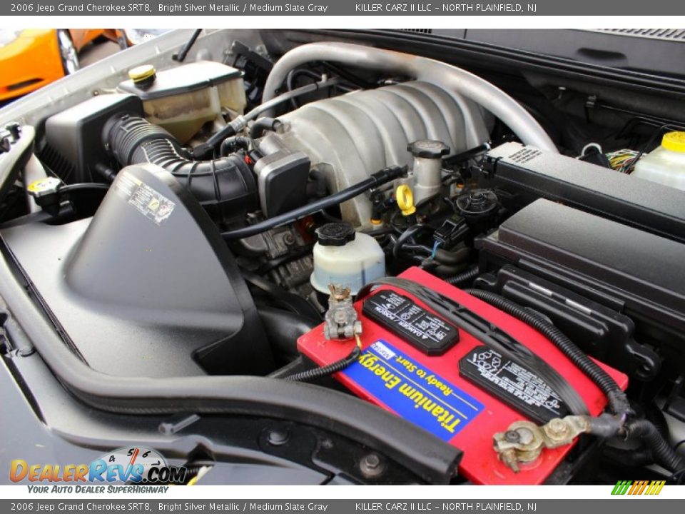 2006 Jeep Grand Cherokee SRT8 Bright Silver Metallic / Medium Slate Gray Photo #33