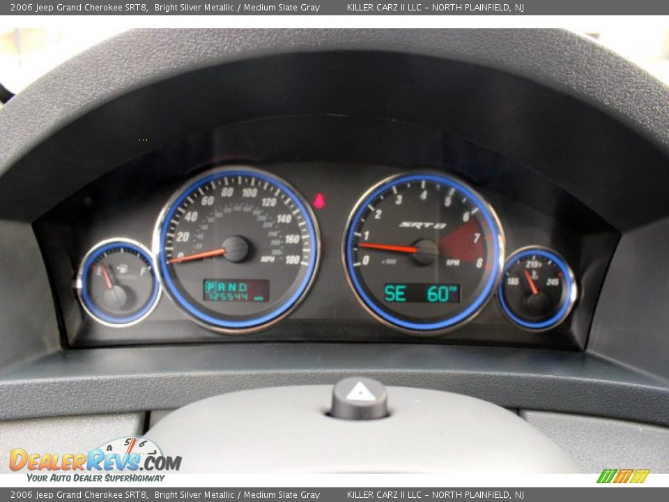 2006 Jeep Grand Cherokee SRT8 Bright Silver Metallic / Medium Slate Gray Photo #36