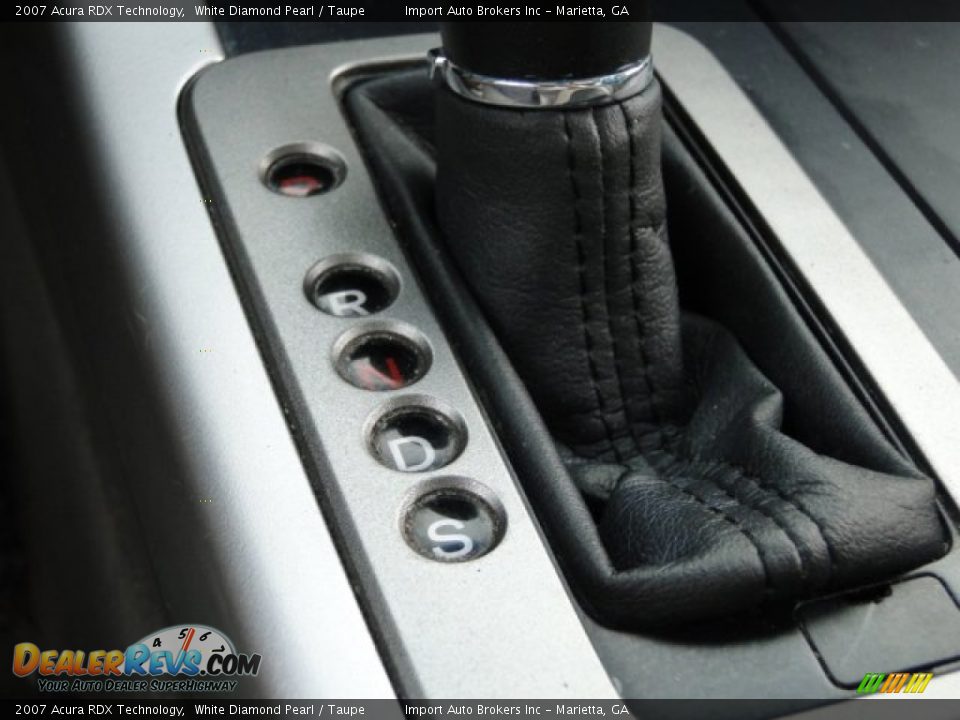 2007 Acura RDX Technology White Diamond Pearl / Taupe Photo #20
