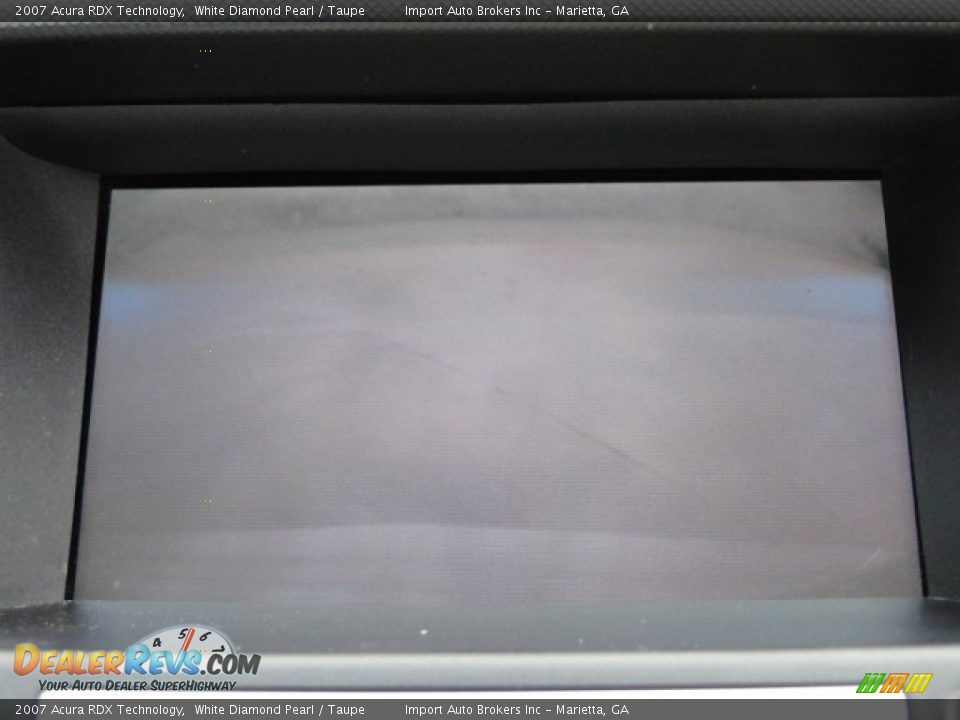 2007 Acura RDX Technology White Diamond Pearl / Taupe Photo #22