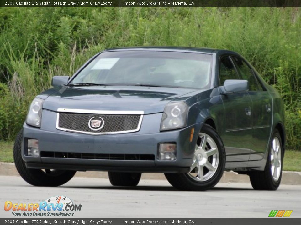 2005 Cadillac CTS Sedan Stealth Gray / Light Gray/Ebony Photo #11