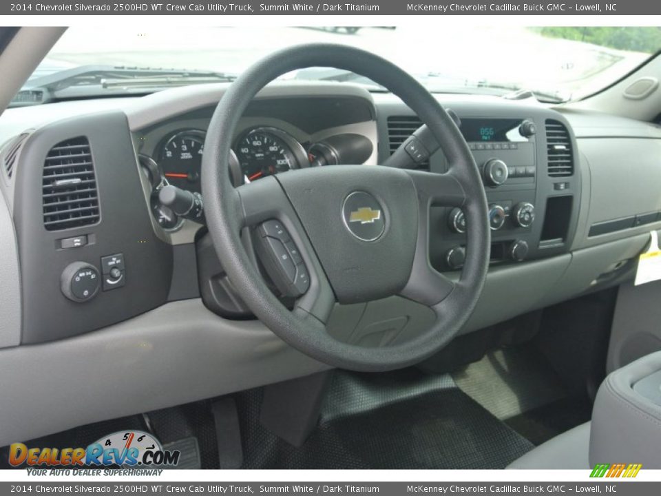 2014 Chevrolet Silverado 2500HD WT Crew Cab Utlity Truck Summit White / Dark Titanium Photo #20