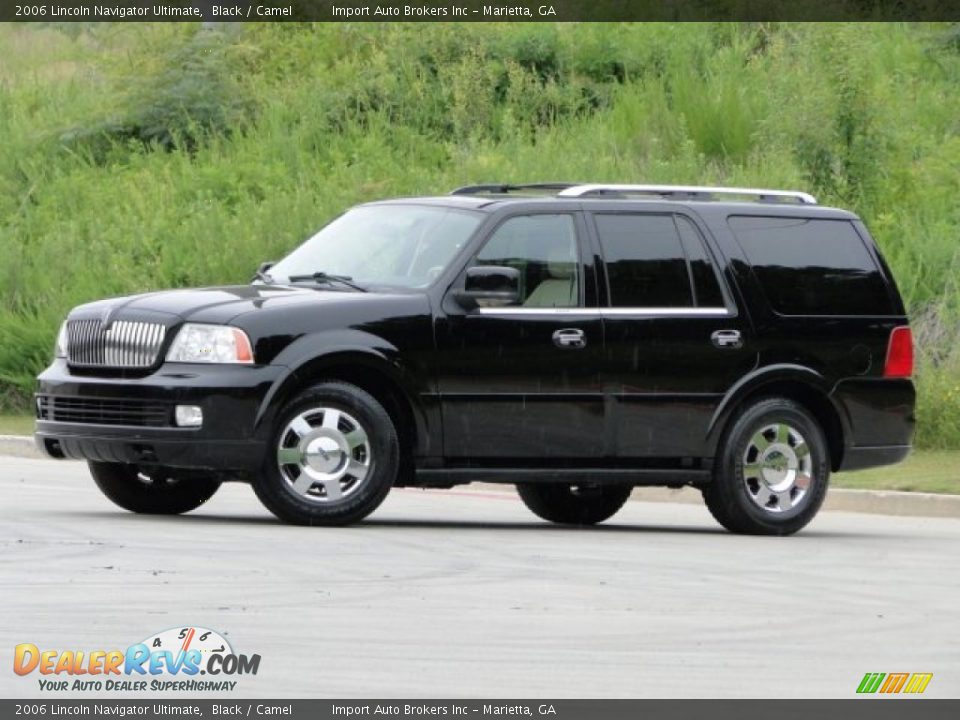 2006 Lincoln Navigator Ultimate Black / Camel Photo #2