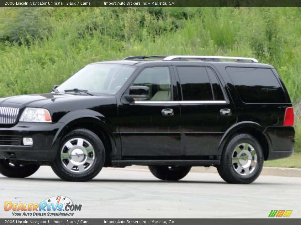 2006 Lincoln Navigator Ultimate Black / Camel Photo #3