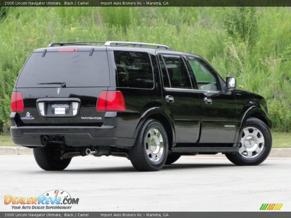 2006 Lincoln Navigator Ultimate Black / Camel Photo #4