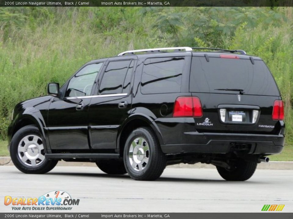 2006 Lincoln Navigator Ultimate Black / Camel Photo #5