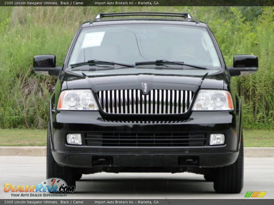 2006 Lincoln Navigator Ultimate Black / Camel Photo #6