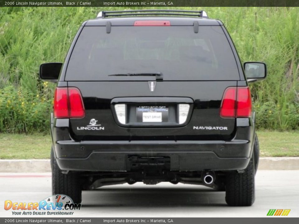 2006 Lincoln Navigator Ultimate Black / Camel Photo #7