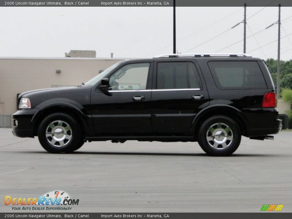2006 Lincoln Navigator Ultimate Black / Camel Photo #8