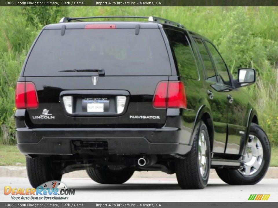 2006 Lincoln Navigator Ultimate Black / Camel Photo #9