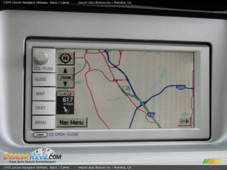 2006 Lincoln Navigator Ultimate Black / Camel Photo #17