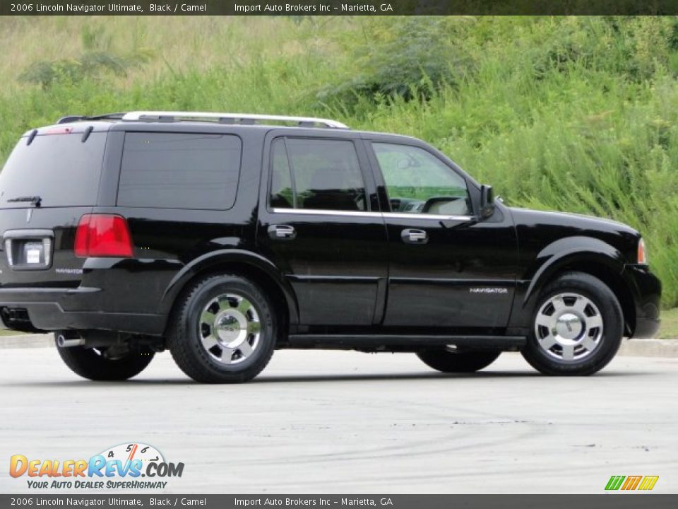 2006 Lincoln Navigator Ultimate Black / Camel Photo #28