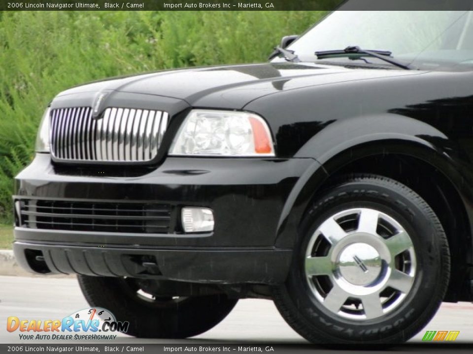 2006 Lincoln Navigator Ultimate Black / Camel Photo #34