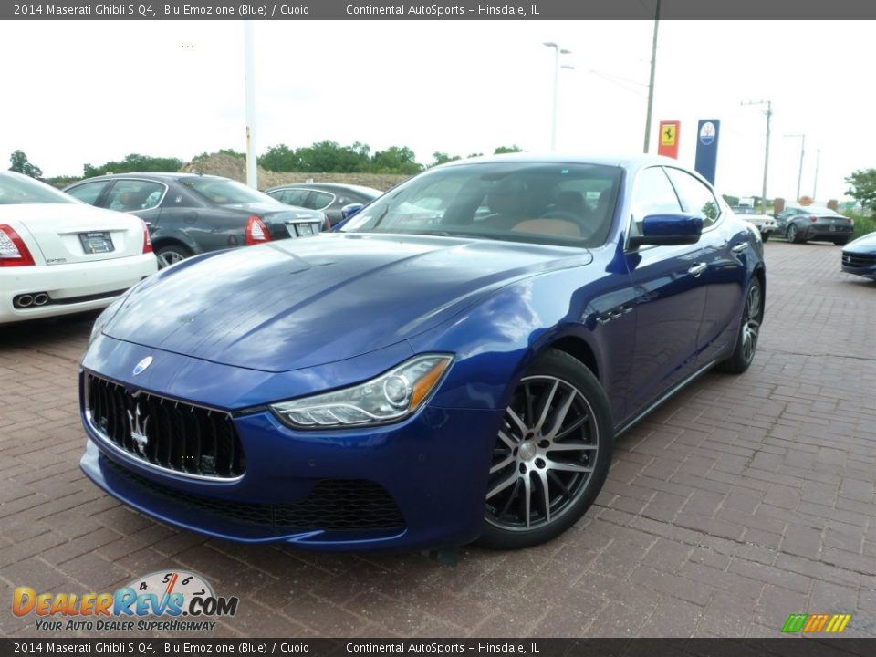 2014 Maserati Ghibli S Q4 Blu Emozione (Blue) / Cuoio Photo #1