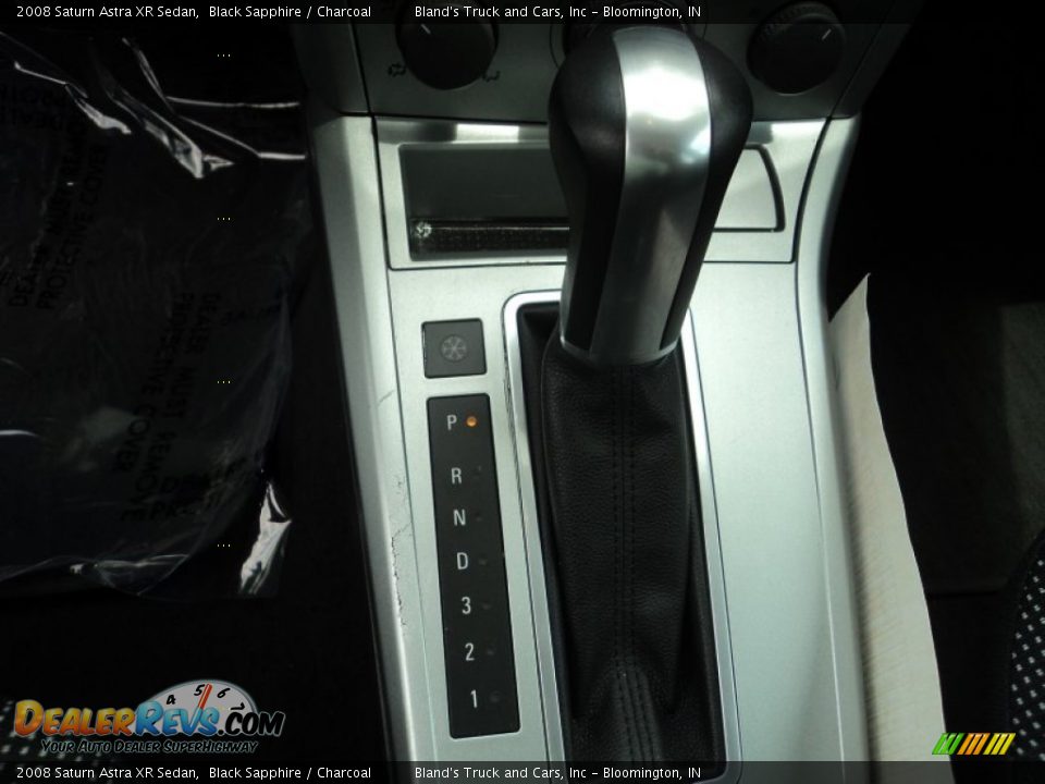 2008 Saturn Astra XR Sedan Black Sapphire / Charcoal Photo #28