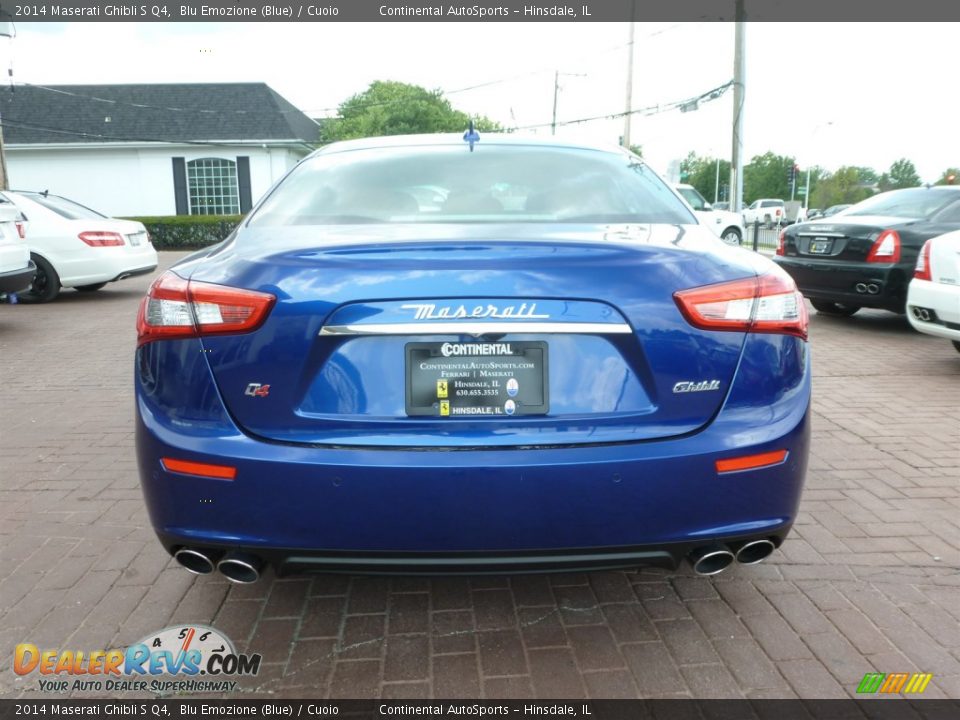 2014 Maserati Ghibli S Q4 Blu Emozione (Blue) / Cuoio Photo #5