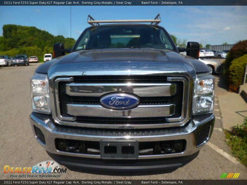 2011 Ford F250 Super Duty XLT Regular Cab 4x4 Sterling Grey Metallic / Steel Gray Photo #3