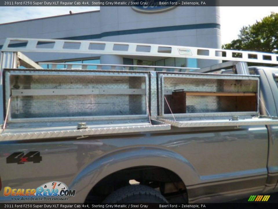 2011 Ford F250 Super Duty XLT Regular Cab 4x4 Sterling Grey Metallic / Steel Gray Photo #10