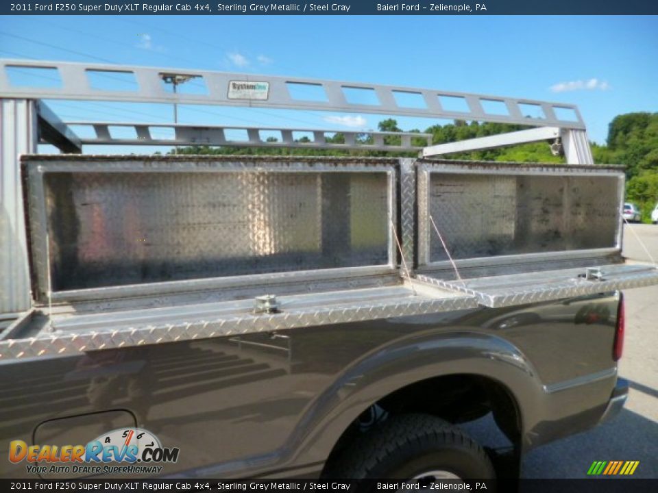 2011 Ford F250 Super Duty XLT Regular Cab 4x4 Sterling Grey Metallic / Steel Gray Photo #12