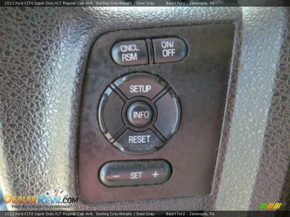 2011 Ford F250 Super Duty XLT Regular Cab 4x4 Sterling Grey Metallic / Steel Gray Photo #16