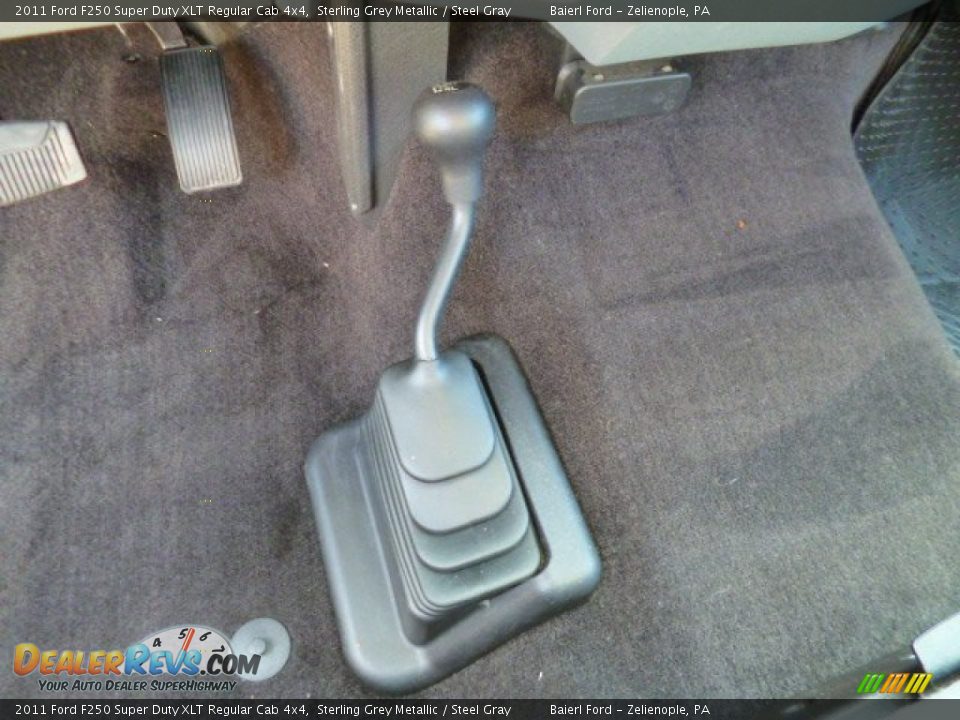 2011 Ford F250 Super Duty XLT Regular Cab 4x4 Sterling Grey Metallic / Steel Gray Photo #17