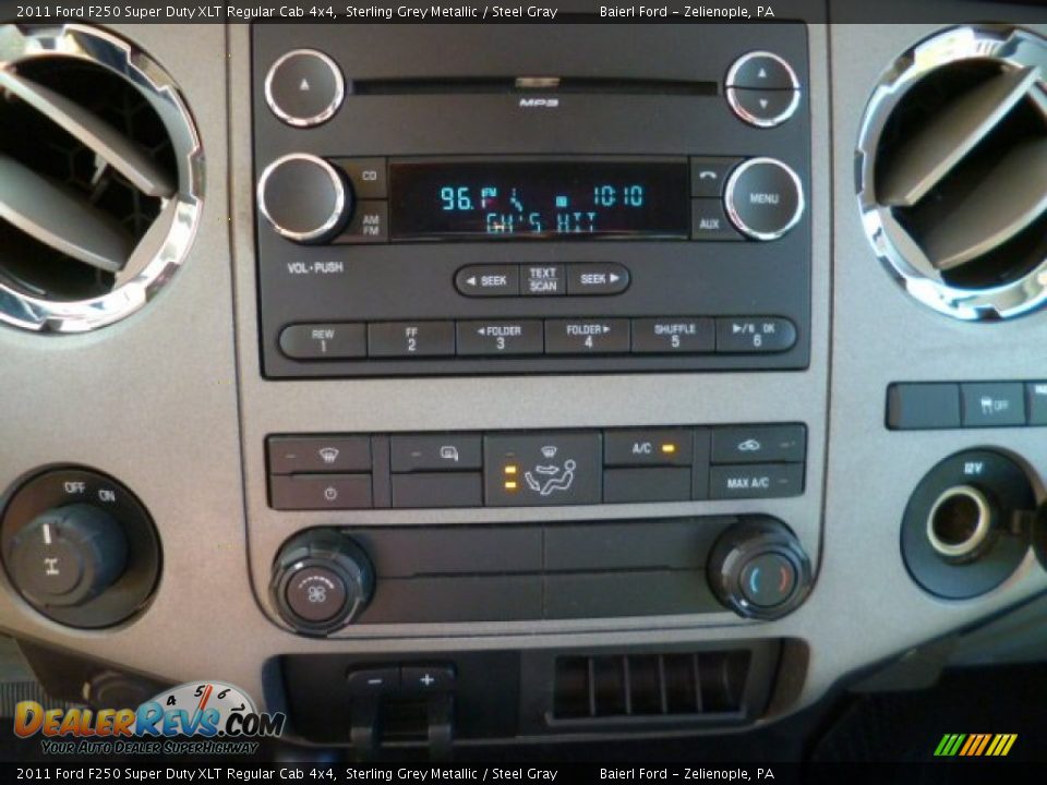 2011 Ford F250 Super Duty XLT Regular Cab 4x4 Sterling Grey Metallic / Steel Gray Photo #18
