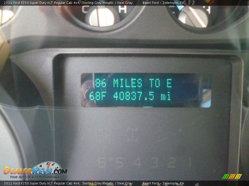 2011 Ford F250 Super Duty XLT Regular Cab 4x4 Sterling Grey Metallic / Steel Gray Photo #20