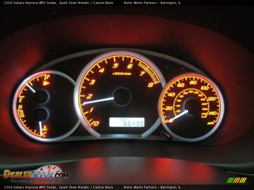 2009 Subaru Impreza WRX Sedan Spark Silver Metallic / Carbon Black Photo #27