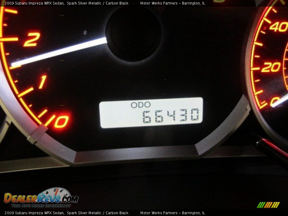 2009 Subaru Impreza WRX Sedan Spark Silver Metallic / Carbon Black Photo #28