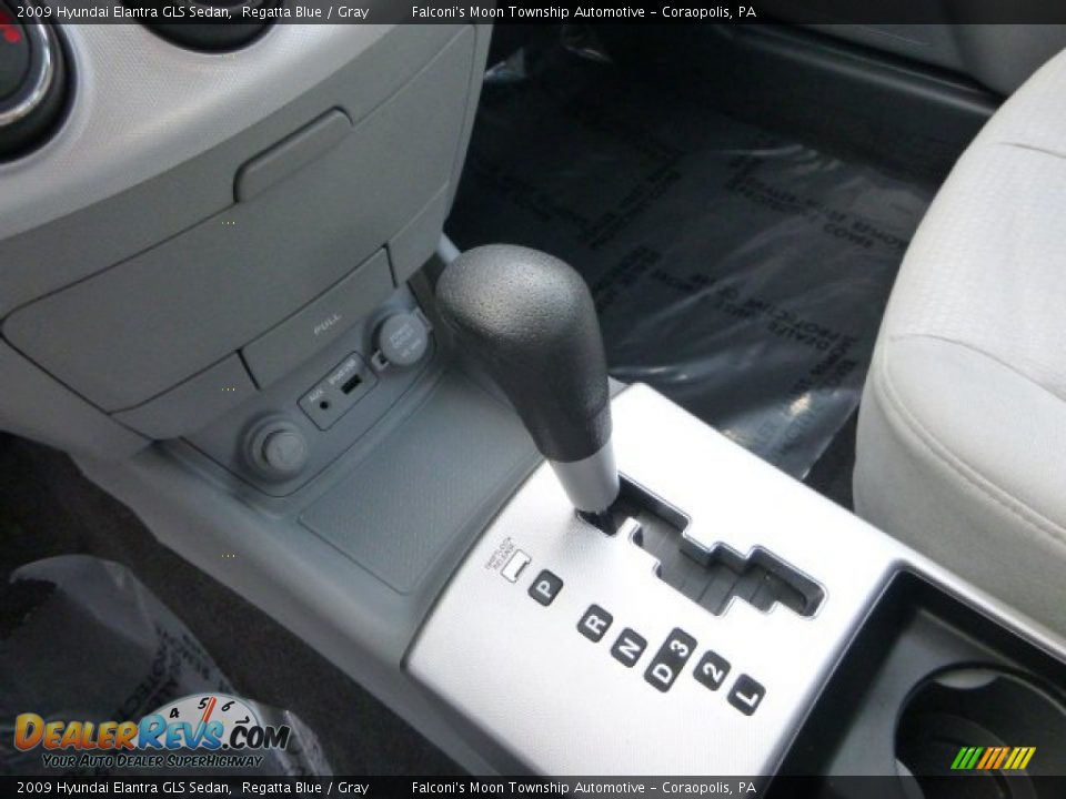 2009 Hyundai Elantra GLS Sedan Regatta Blue / Gray Photo #21