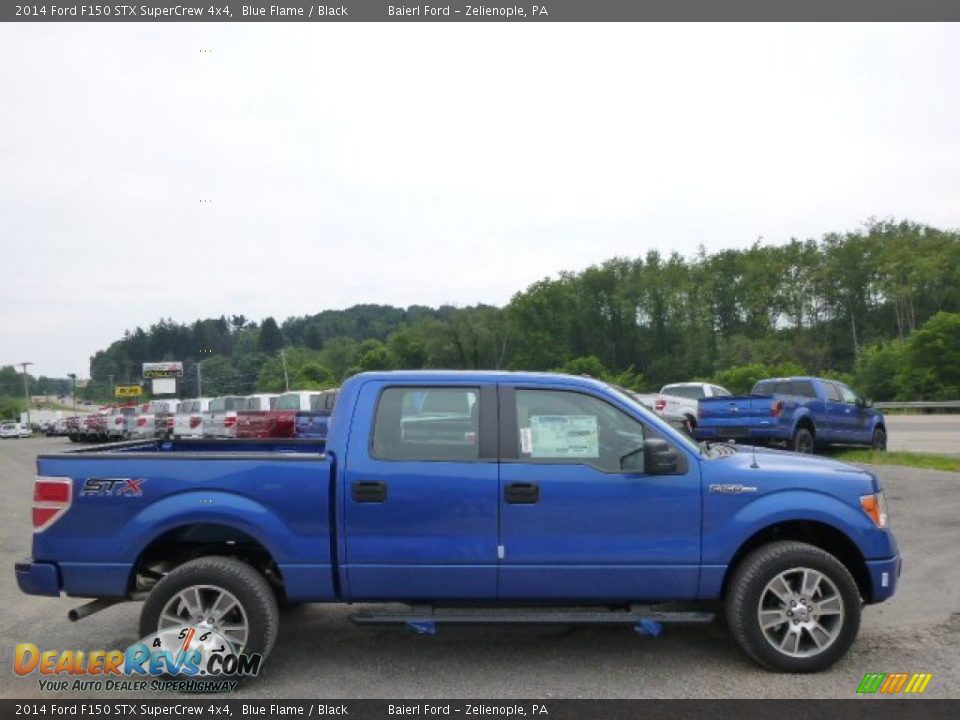 2014 Ford F150 STX SuperCrew 4x4 Blue Flame / Black Photo #1