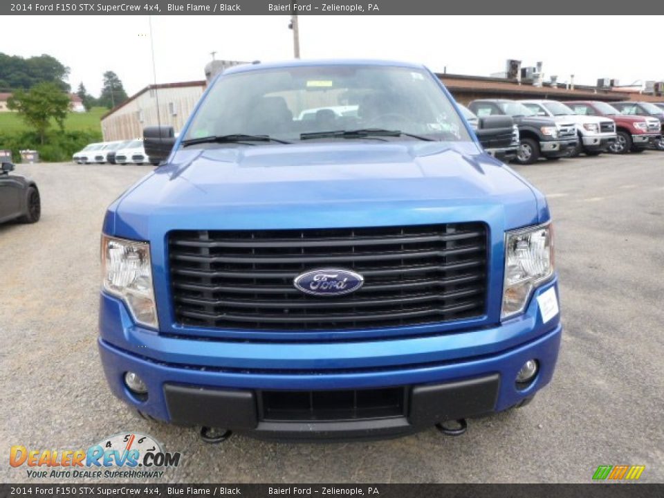 2014 Ford F150 STX SuperCrew 4x4 Blue Flame / Black Photo #3