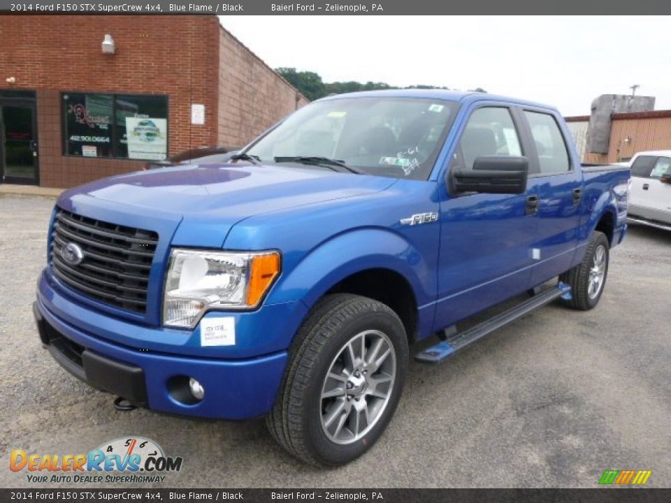2014 Ford F150 STX SuperCrew 4x4 Blue Flame / Black Photo #4