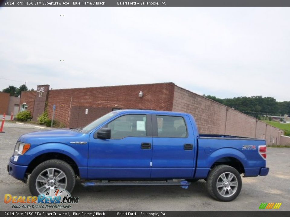 2014 Ford F150 STX SuperCrew 4x4 Blue Flame / Black Photo #5