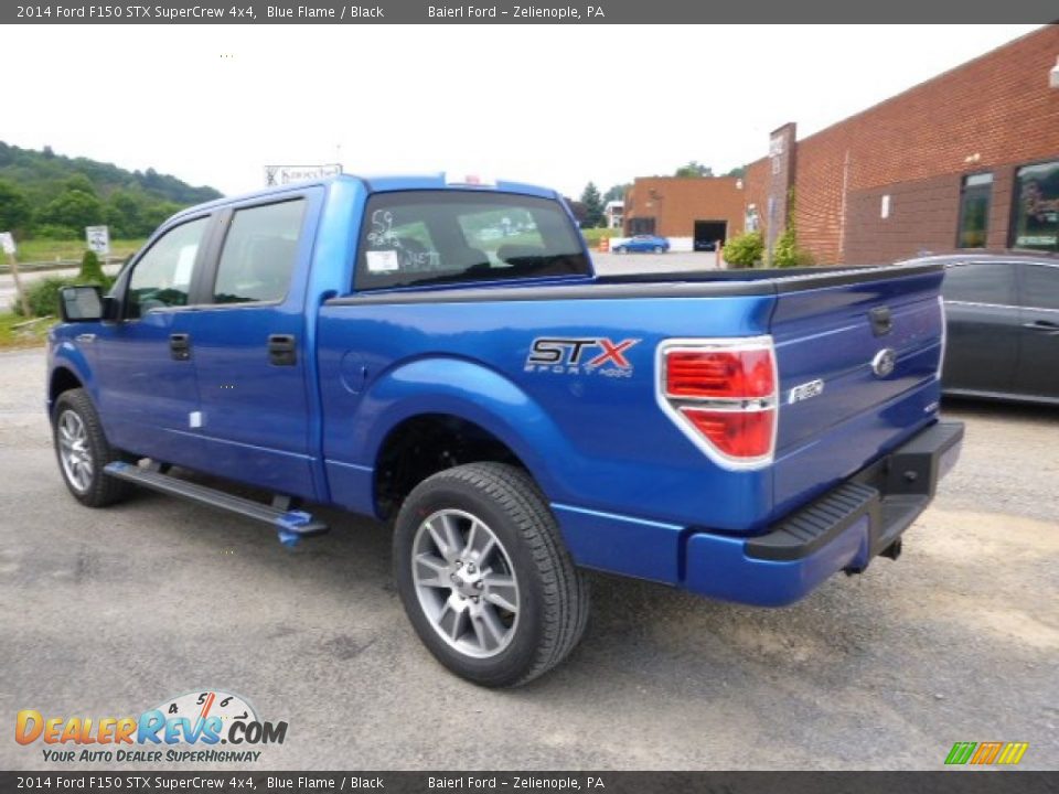 2014 Ford F150 STX SuperCrew 4x4 Blue Flame / Black Photo #6
