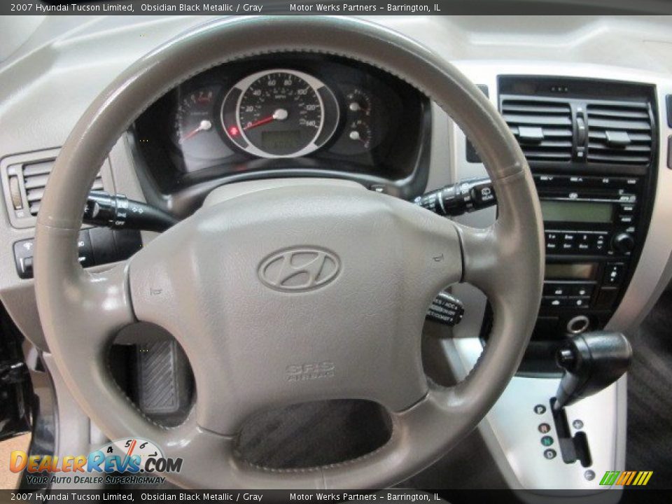 2007 Hyundai Tucson Limited Steering Wheel Photo #33