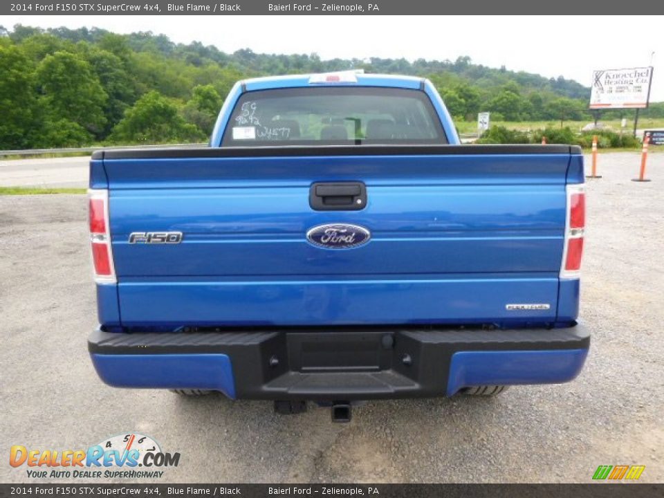 2014 Ford F150 STX SuperCrew 4x4 Blue Flame / Black Photo #7