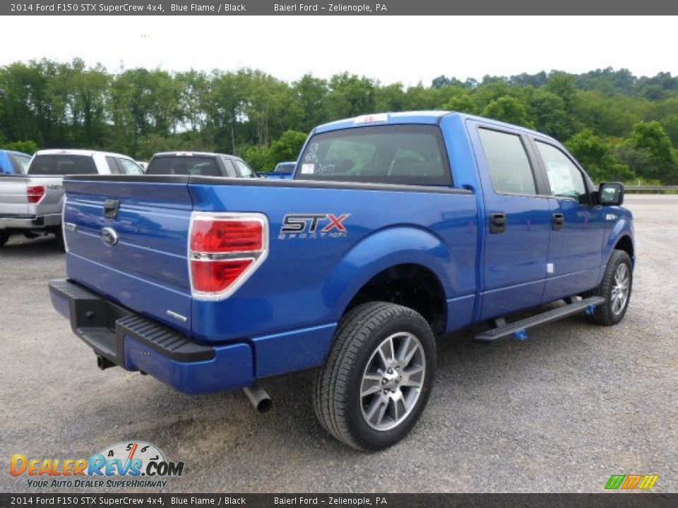 2014 Ford F150 STX SuperCrew 4x4 Blue Flame / Black Photo #8