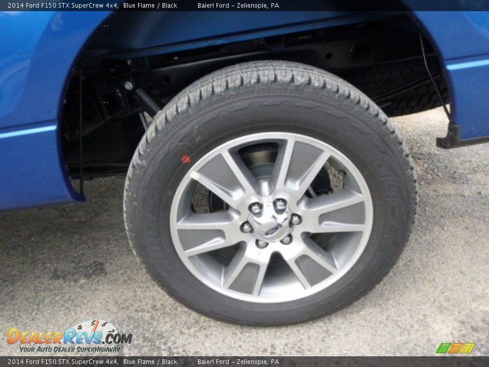 2014 Ford F150 STX SuperCrew 4x4 Blue Flame / Black Photo #9