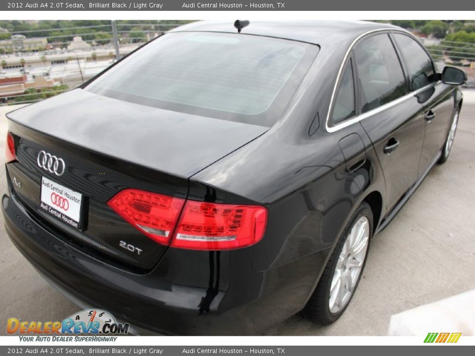 2012 Audi A4 2.0T Sedan Brilliant Black / Light Gray Photo #8