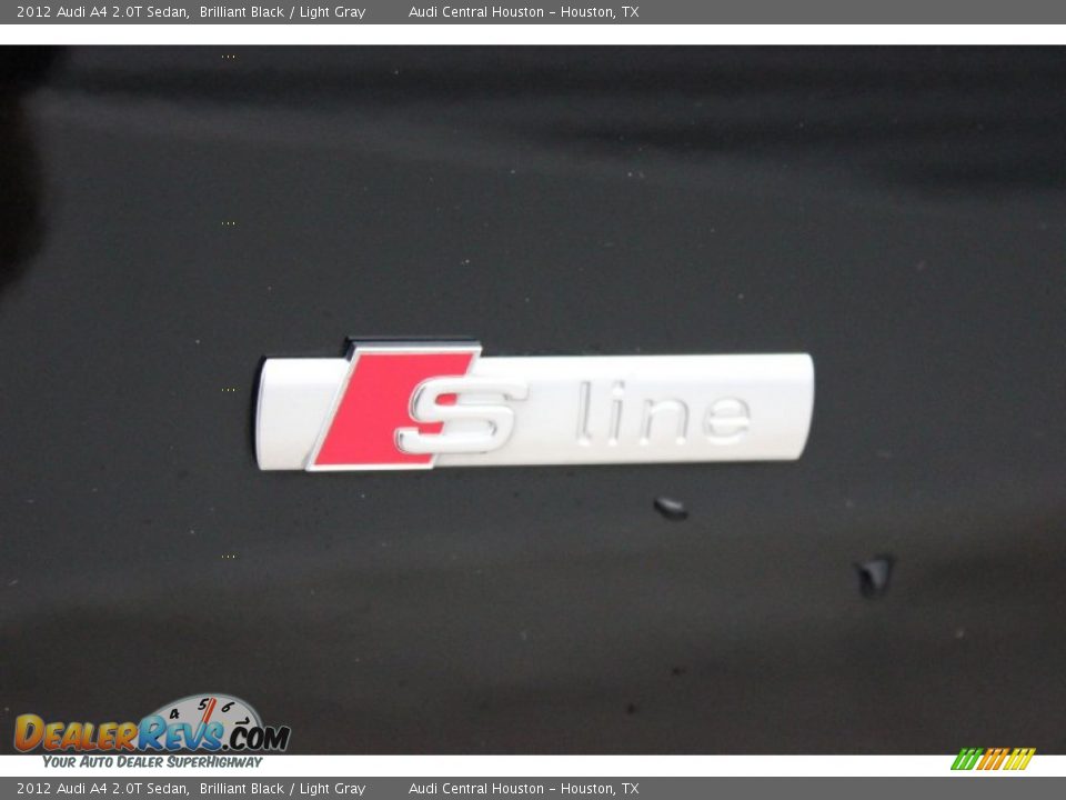 2012 Audi A4 2.0T Sedan Brilliant Black / Light Gray Photo #10