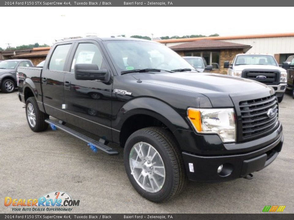 2014 Ford F150 STX SuperCrew 4x4 Tuxedo Black / Black Photo #2