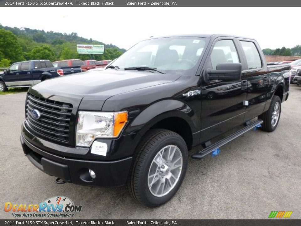 2014 Ford F150 STX SuperCrew 4x4 Tuxedo Black / Black Photo #4