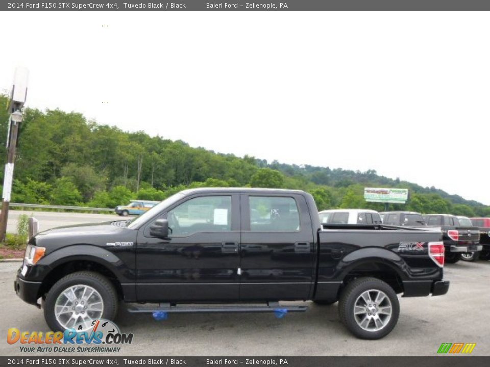 2014 Ford F150 STX SuperCrew 4x4 Tuxedo Black / Black Photo #5