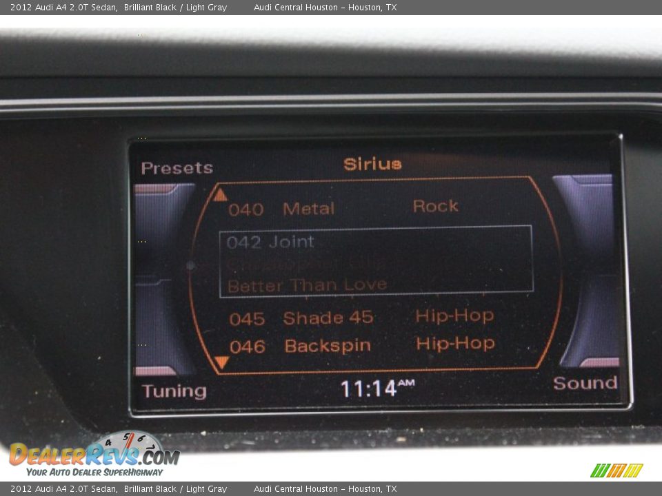 2012 Audi A4 2.0T Sedan Brilliant Black / Light Gray Photo #20