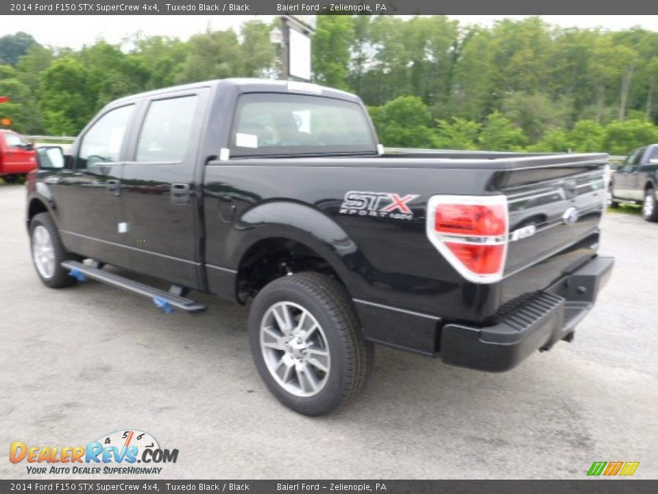 2014 Ford F150 STX SuperCrew 4x4 Tuxedo Black / Black Photo #6