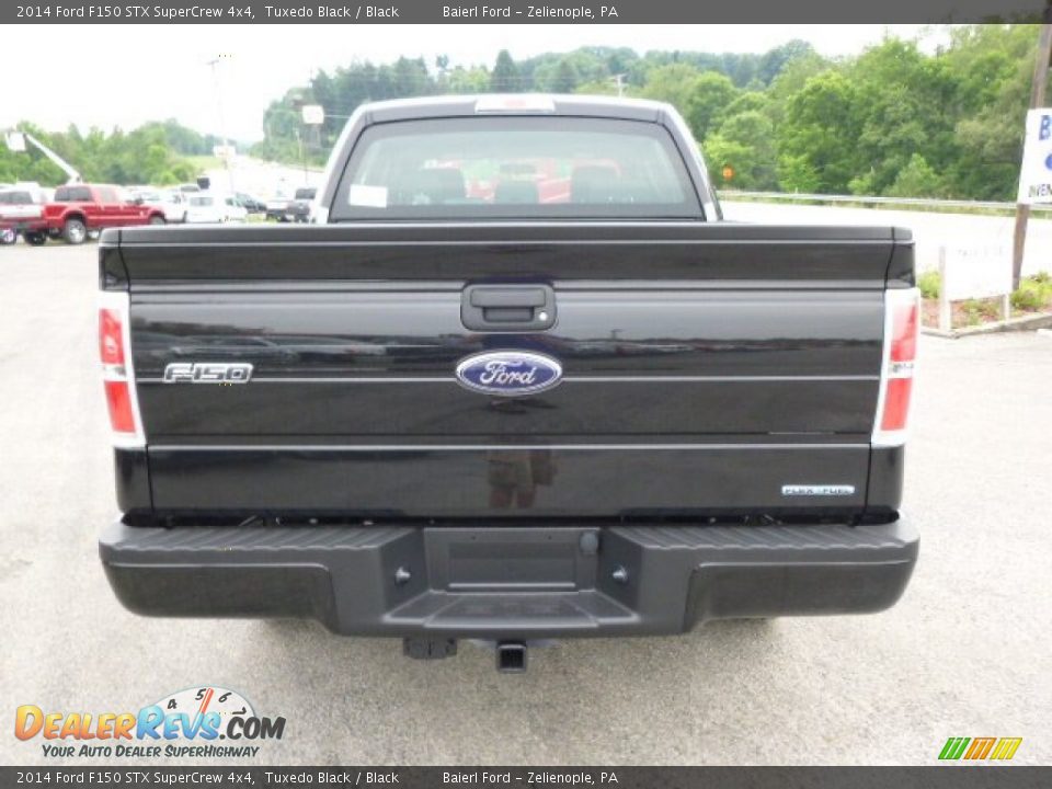 2014 Ford F150 STX SuperCrew 4x4 Tuxedo Black / Black Photo #7