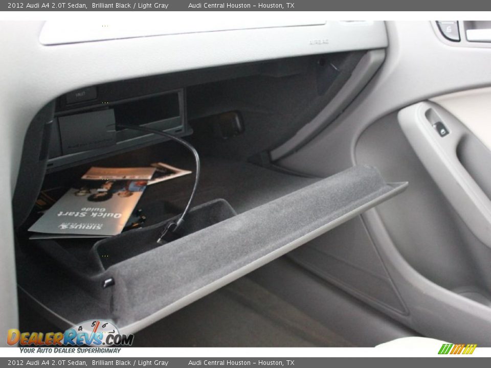 2012 Audi A4 2.0T Sedan Brilliant Black / Light Gray Photo #22